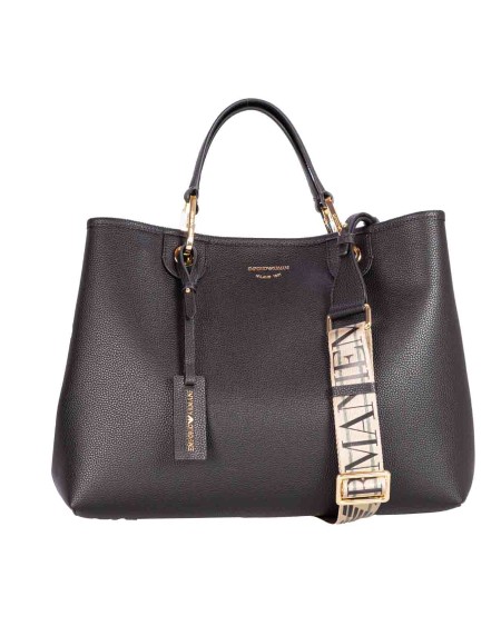 Shop EMPORIO ARMANI  Borsa: Emporio Armani shopper MyEA Bag media stampa cervo.
Borsa a mano realizzata con rifinitura stampa cervo e manici tono su tono.
Tracolla removibile.
I manici possono essere sganciati e i ganci possono essere cambiati con quelli della stessa linea.
Pochette interna in coordinato con zip.
Dimensioni: 37,5 x 27 x 11,5 cm.
Composizione: 100% poliuretano.
Made in China.. Y3D165 YFO5B-85218